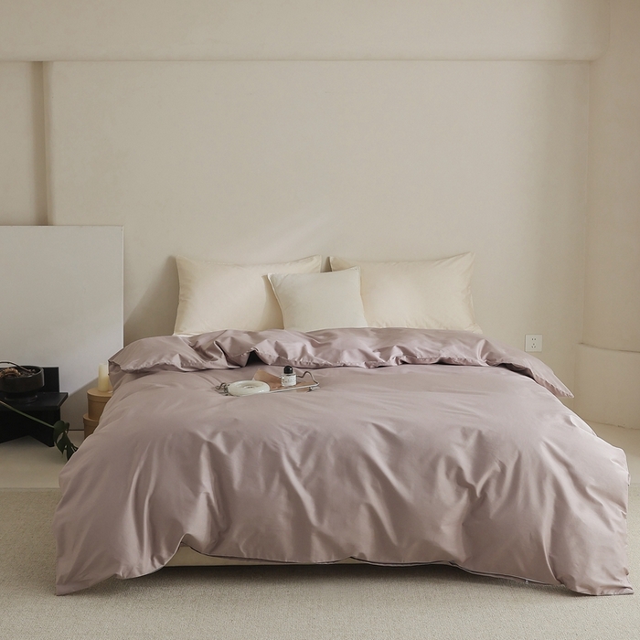 91家纺网 家纺一手货源 找家纺 （总）棉眠 2025新款长绒棉纯色单品系列-单被套,冬日灰,海藻绿,灰蓝,芥末黄,黎沙棕,浅玉,浅紫,深紫,碳木灰