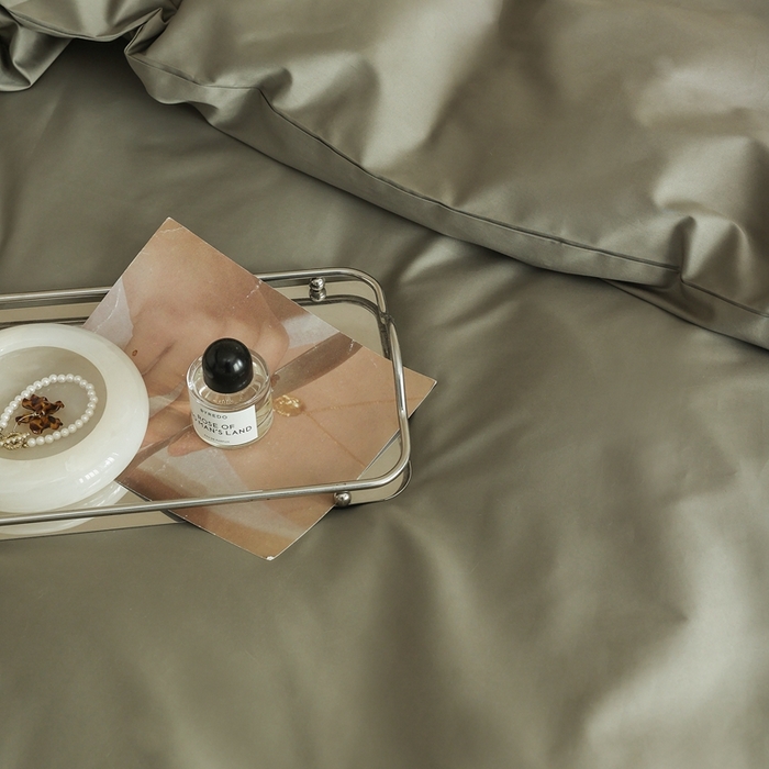 91家纺网 家纺一手货源 找家纺 棉眠 2025新款长绒棉纯色单品系列-单被套 海藻绿