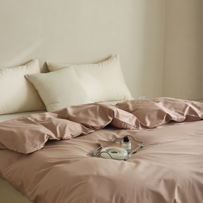 91家纺网 家纺一手货源 找家纺 棉眠 2025新款长绒棉纯色单品系列-单被套 黎沙棕