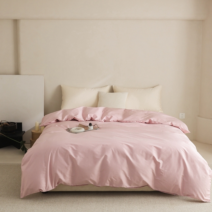 棉眠 2025新款长绒棉纯色单品系列-单被套 浅玉