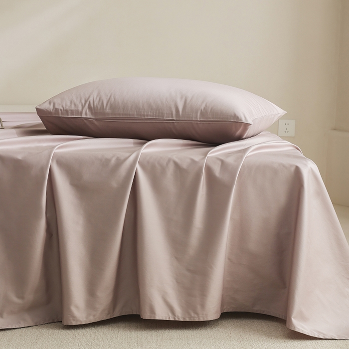 91家纺网 家纺一手货源 找家纺 （总）棉眠 2025新款长绒棉纯色单品系列-单床单