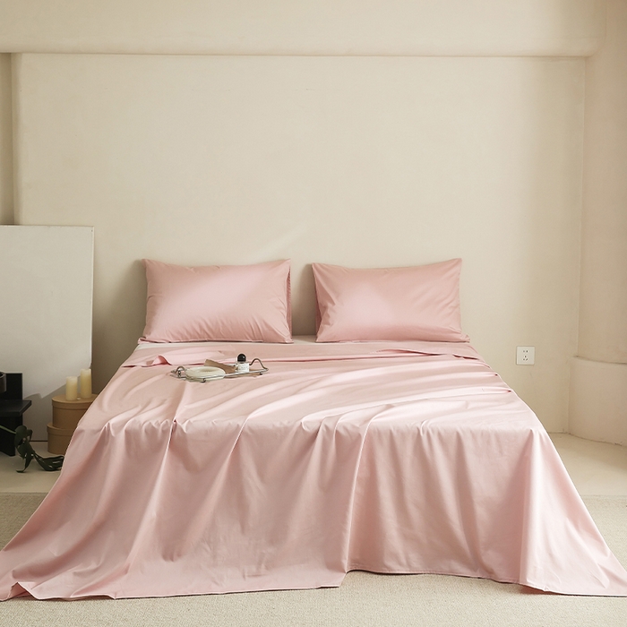 棉眠 2025新款长绒棉纯色单品系列-单床单 浅玉