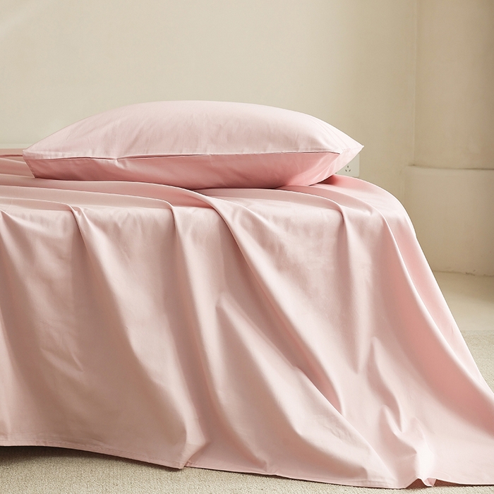 91家纺网 家纺一手货源 找家纺 棉眠 2025新款长绒棉纯色单品系列-单床单 浅玉