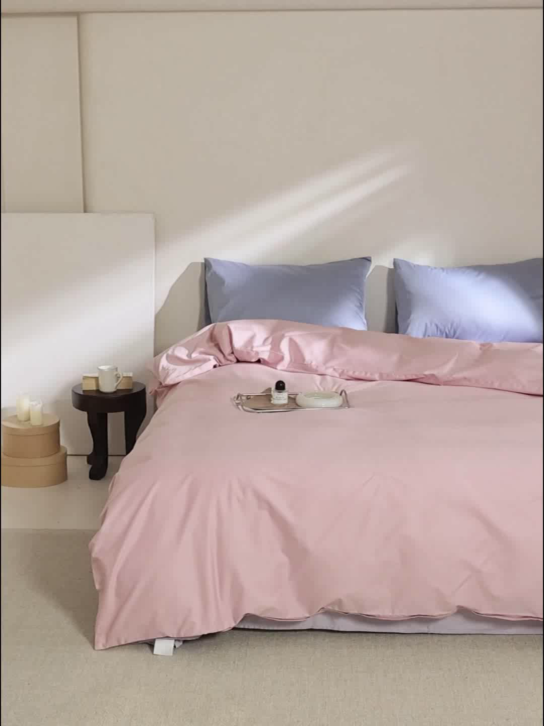 91家纺网 家纺一手货源 找家纺 棉眠 2025新款长绒棉纯色单品系列-单床单 浅玉