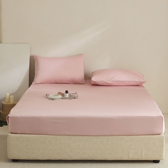 91家纺网 家纺一手货源 找家纺 （总）棉眠 2025新款长绒棉纯色单品系列-单床笠