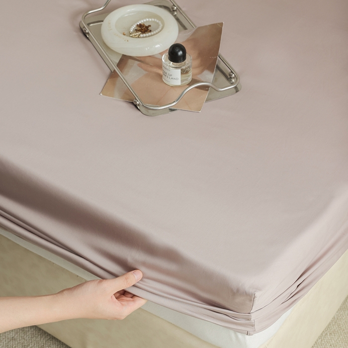 91家纺网 家纺一手货源 找家纺 （总）棉眠 2025新款长绒棉纯色单品系列-单床笠