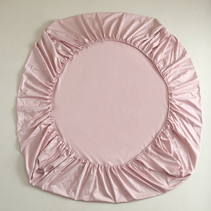 91家纺网 家纺一手货源 找家纺 棉眠 2025新款长绒棉纯色单品系列-单床笠 浅玉