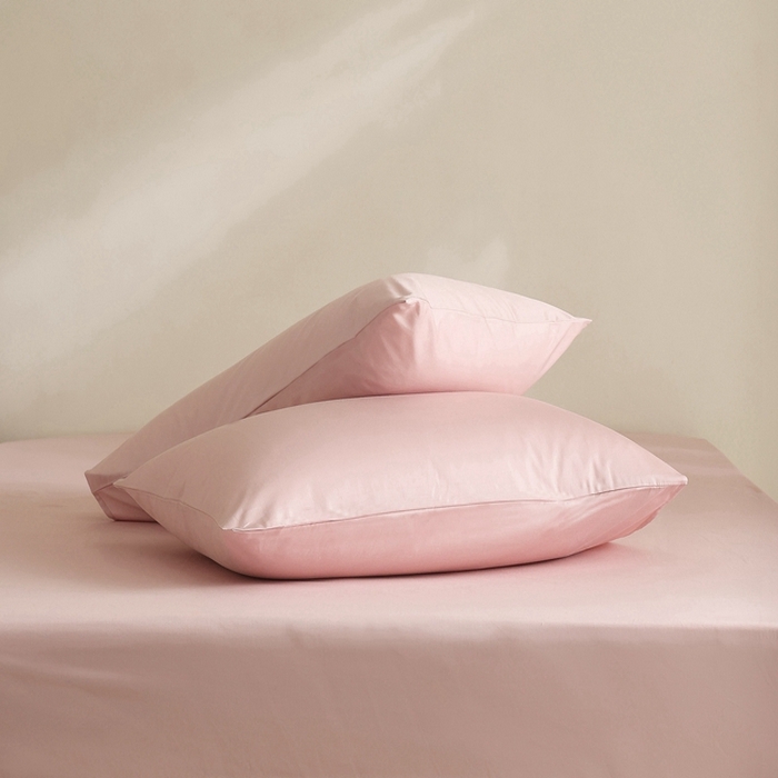 91家纺网 家纺一手货源 找家纺 棉眠 2025新款长绒棉纯色单品系列-单枕套 浅玉