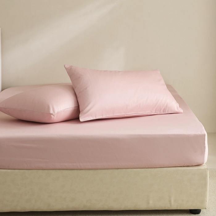 91家纺网 家纺一手货源 找家纺 棉眠 2025新款长绒棉纯色单品系列-单枕套 浅玉