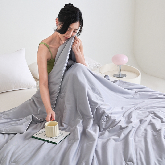 91家纺网 家纺一手货源 找家纺 （总）金帛坊 2025新款凉感丝氨纶夏被夏凉被空调被