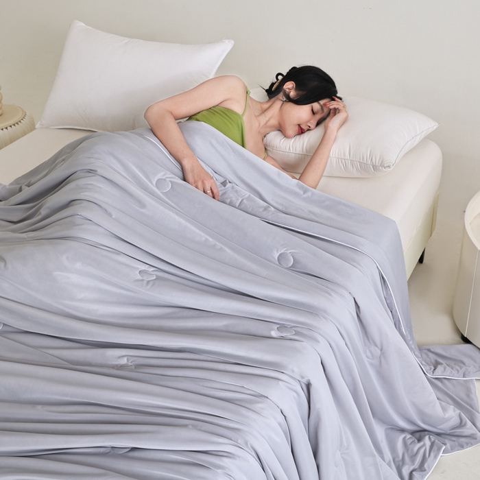 91家纺网 家纺一手货源 找家纺 （总）金帛坊 2025新款凉感丝氨纶夏被夏凉被空调被