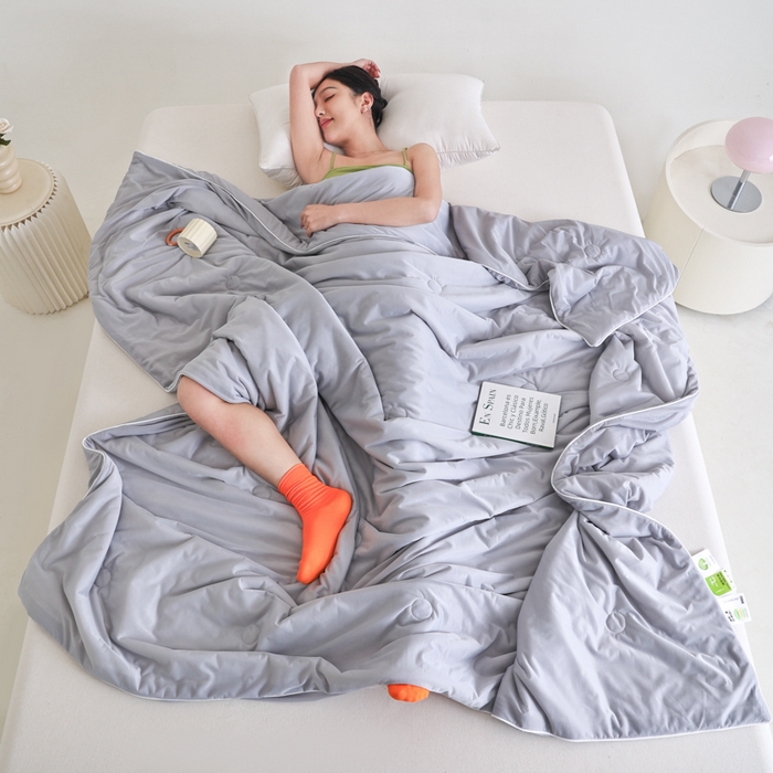 91家纺网 家纺一手货源 找家纺 （总）金帛坊 2025新款凉感丝氨纶夏被夏凉被空调被