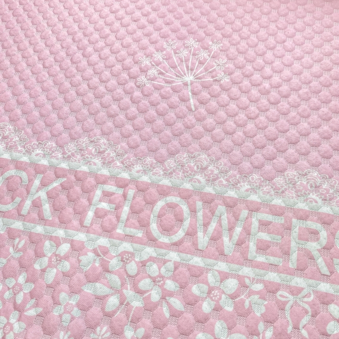 91家纺网 家纺一手货源 找家纺 慕梵家居 2025新款冰豆豆数码印花圆网凉席款凉席席子三件套 幸运花