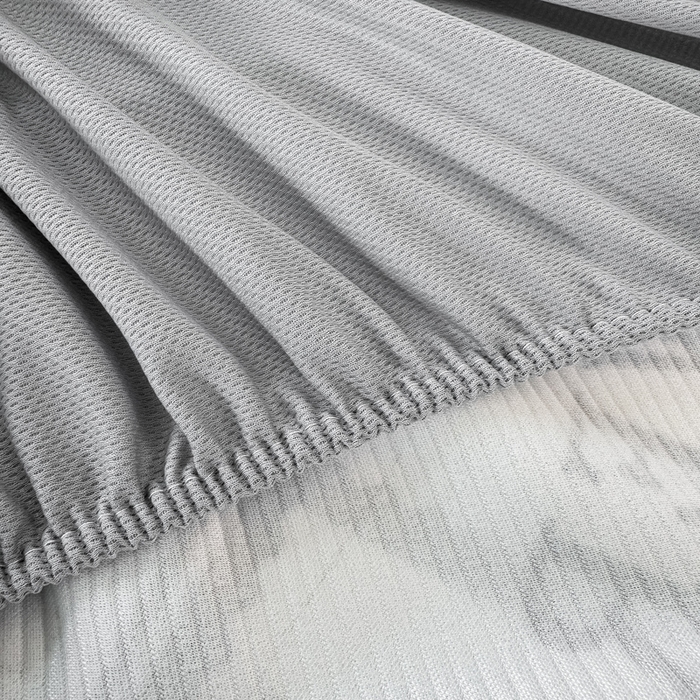 91家纺网 家纺一手货源 找家纺 慕梵家居 2025新款冰豆豆斜纹数码印花床笠款凉席席子三件套 素雅