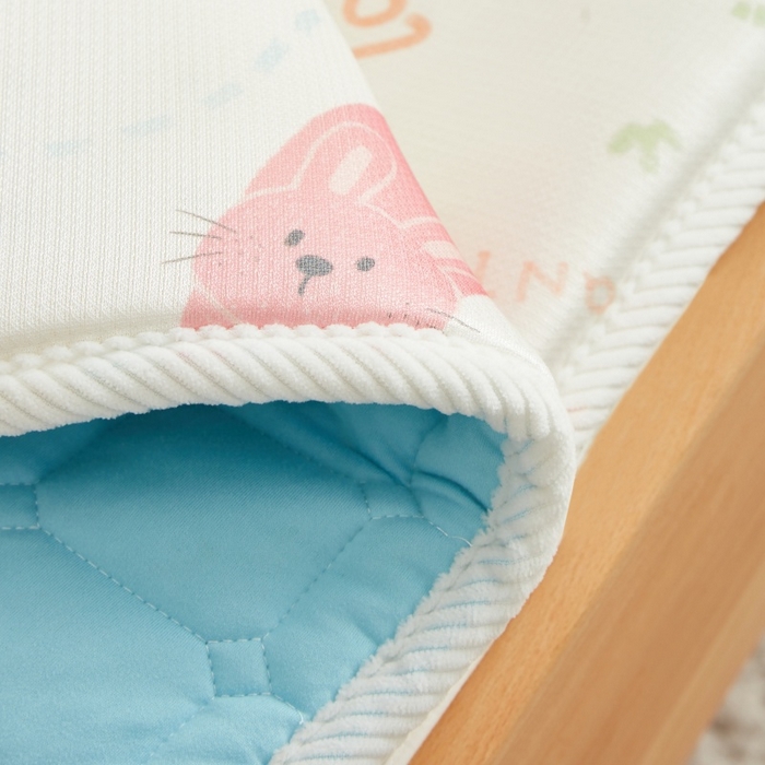 91家纺网 家纺一手货源 找家纺 艾佳宝贝 2025春夏A类多动能儿童双面床垫冰丝凉席 动物的世界