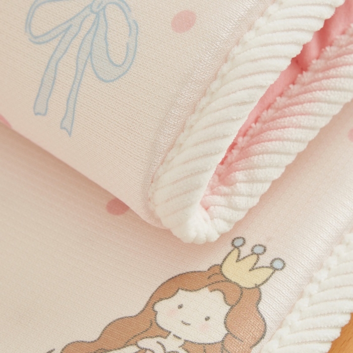 91家纺网 家纺一手货源 找家纺 艾佳宝贝 2025春夏A类多动能儿童双面床垫冰丝凉席 甜甜小公主