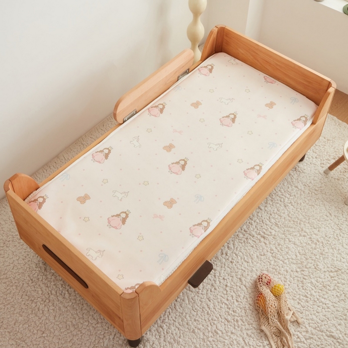 艾佳宝贝 2025春夏A类多动能儿童双面床垫冰丝凉席 甜甜小公主