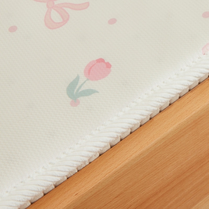 91家纺网 家纺一手货源 找家纺 艾佳宝贝 2025春夏A类多动能儿童双面床垫冰丝凉席 小香兔