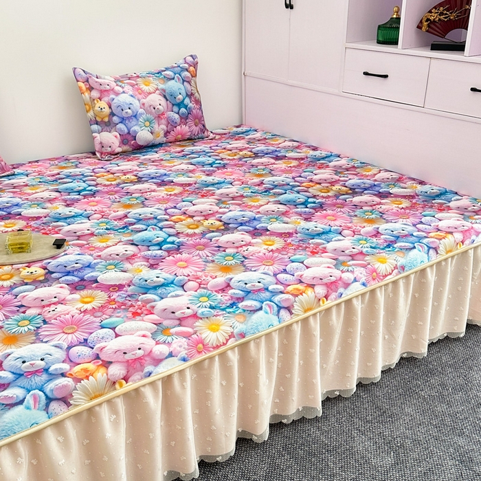 91家纺网 家纺一手货源 找家纺 手艺人家纺 2025新款榻榻米炕盖榻榻米炕垫炕垫5D印花三明治冰丝凉席（5L01-5L18） 5L03