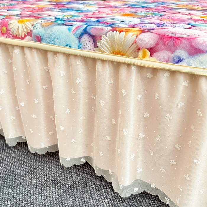 91家纺网 家纺一手货源 找家纺 手艺人家纺 2025新款榻榻米炕盖榻榻米炕垫炕垫5D印花三明治冰丝凉席（5L01-5L18） 5L03