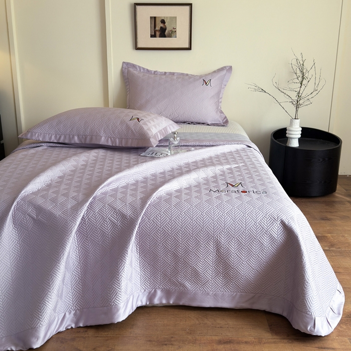 91家纺网 家纺一手货源 找家纺 （总）云雀 2025新款60S兰精天丝床盖(M系列)