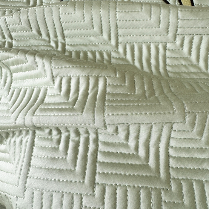 91家纺网 家纺一手货源 找家纺 云雀 2025新款60S兰精天丝床盖(M系列) M床盖-豆绿