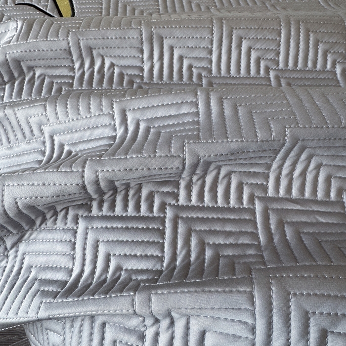 91家纺网 家纺一手货源 找家纺 云雀 2025新款60S兰精天丝床盖(M系列) M床盖-浅灰