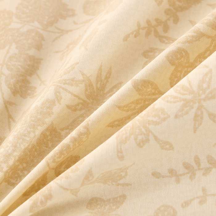 91家纺网 家纺一手货源 找家纺 牵依 2025新款工艺款老粗布床单系列三件套 芳华