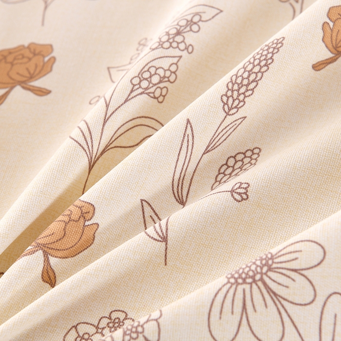 91家纺网 家纺一手货源 找家纺 牵依 2025新款工艺款老粗布床单系列三件套 花季