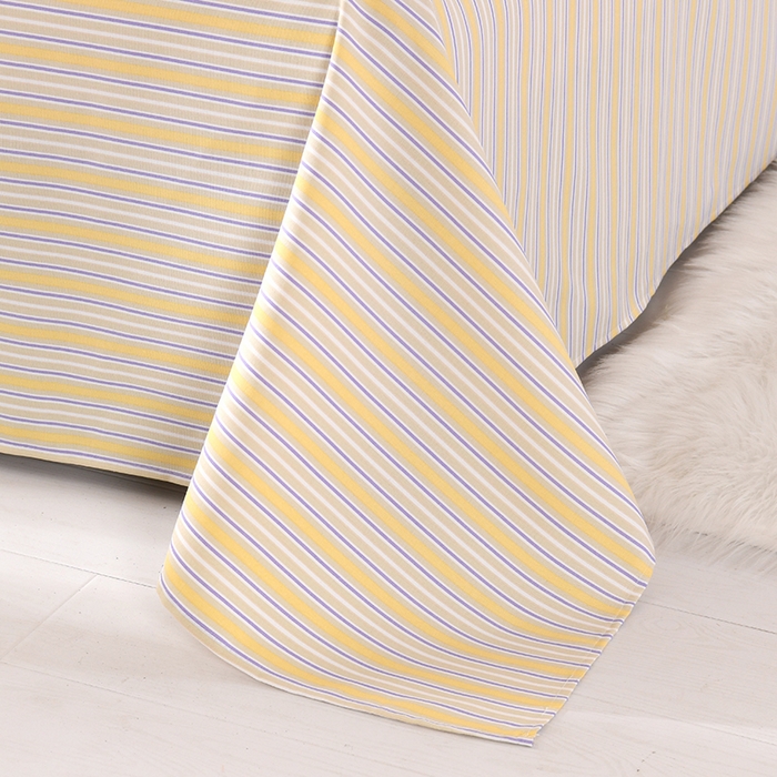 91家纺网 家纺一手货源 找家纺 牵依 2025新款工艺款老粗布床单系列三件套 沐森