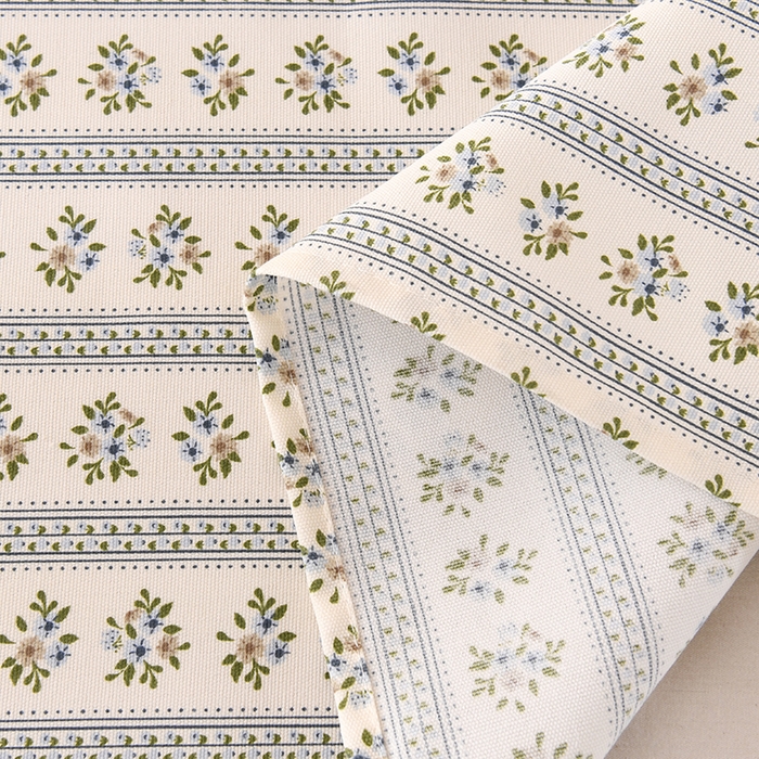 91家纺网 家纺一手货源 找家纺 牵依 2025新款工艺款老粗布床单系列三件套 小兰花