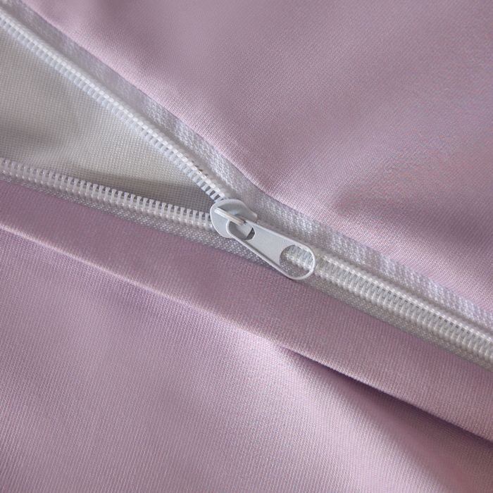 91家纺网 家纺一手货源 找家纺 丽卡家纺 2025新款数码印花有氧双层纱四件套 诺言