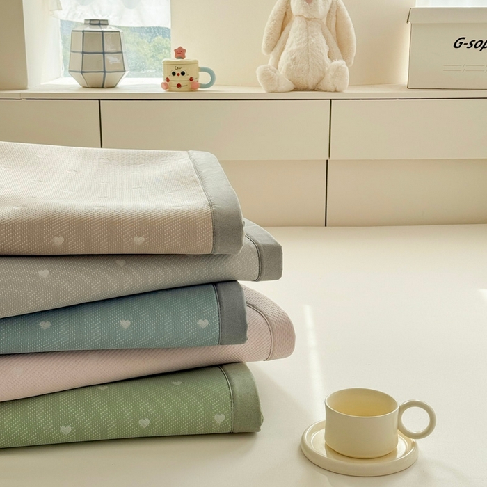 91家纺网 家纺一手货源 找家纺 凉百百 2025新款3D豆豆凉席系列-繁心 组合图