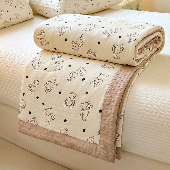 91家纺网 家纺一手货源 找家纺 （总）美梦里 2025春夏新款新疆棉花豆豆被夏被夏凉被空调被