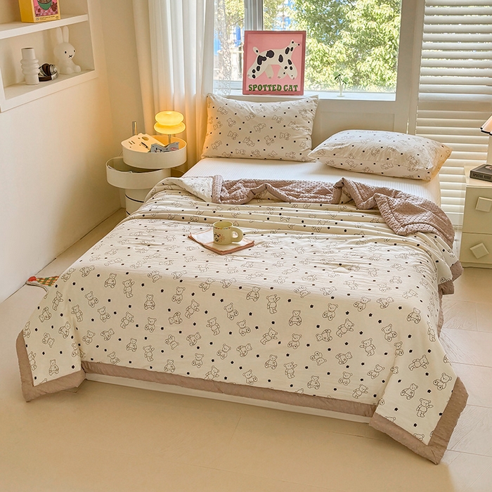 91家纺网 家纺一手货源 找家纺 （总）美梦里 2025春夏新款新疆棉花豆豆被夏被夏凉被空调被