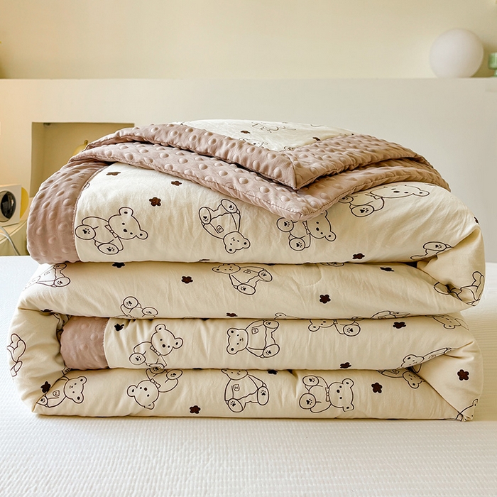 91家纺网 家纺一手货源 找家纺 （总）美梦里 2025春夏新款新疆棉花豆豆被夏被夏凉被空调被