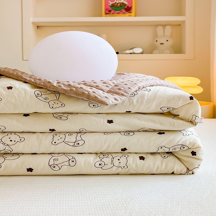 91家纺网 家纺一手货源 找家纺 （总）美梦里 2025春夏新款新疆棉花豆豆被夏被夏凉被空调被