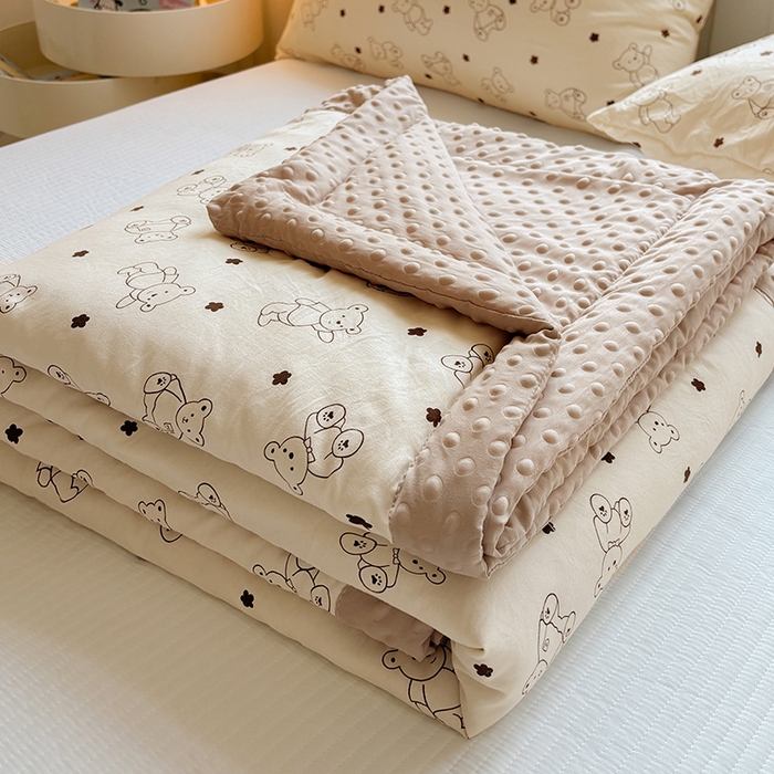 91家纺网 家纺一手货源 找家纺 （总）美梦里 2025春夏新款新疆棉花豆豆被夏被夏凉被空调被