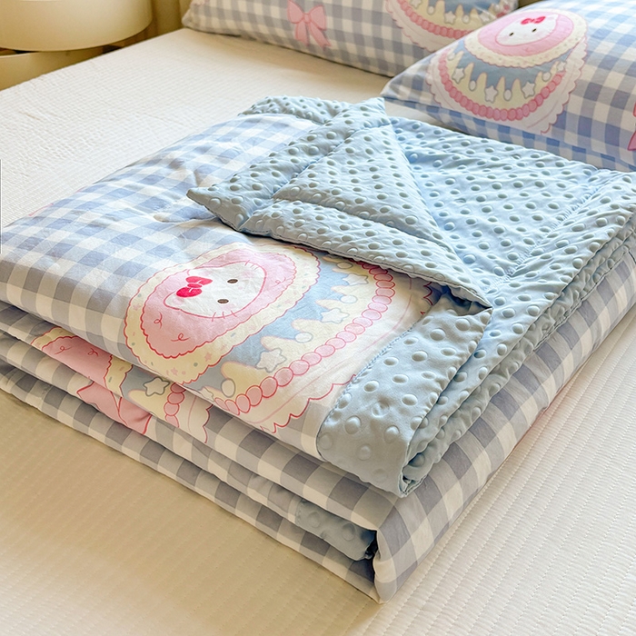 美梦里 2025春夏新款新疆棉花豆豆被夏被夏凉被空调被 猫猫慕斯（豆豆被）