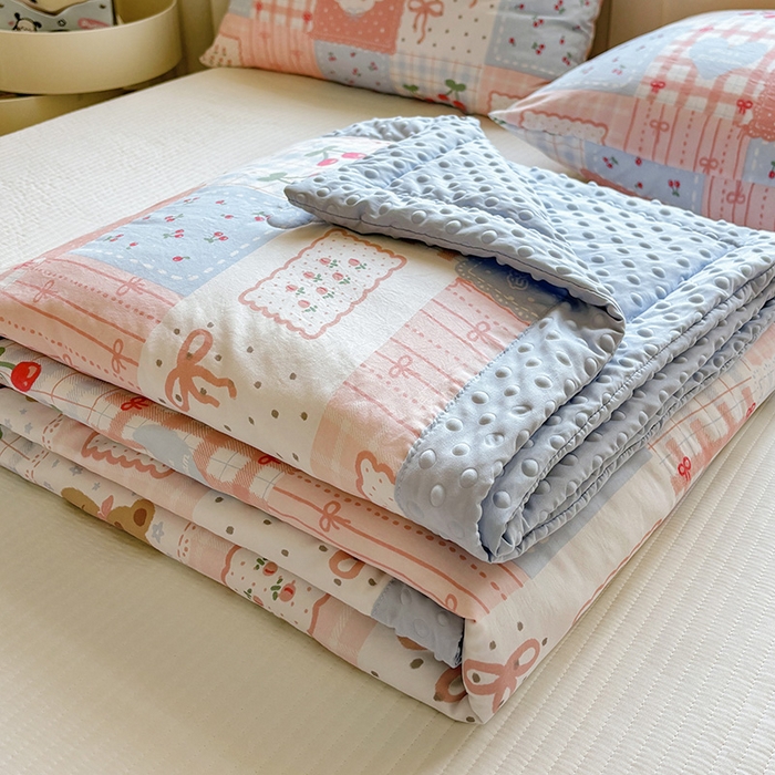 美梦里 2025春夏新款新疆棉花豆豆被夏被夏凉被空调被 萌宠派对（豆豆被）