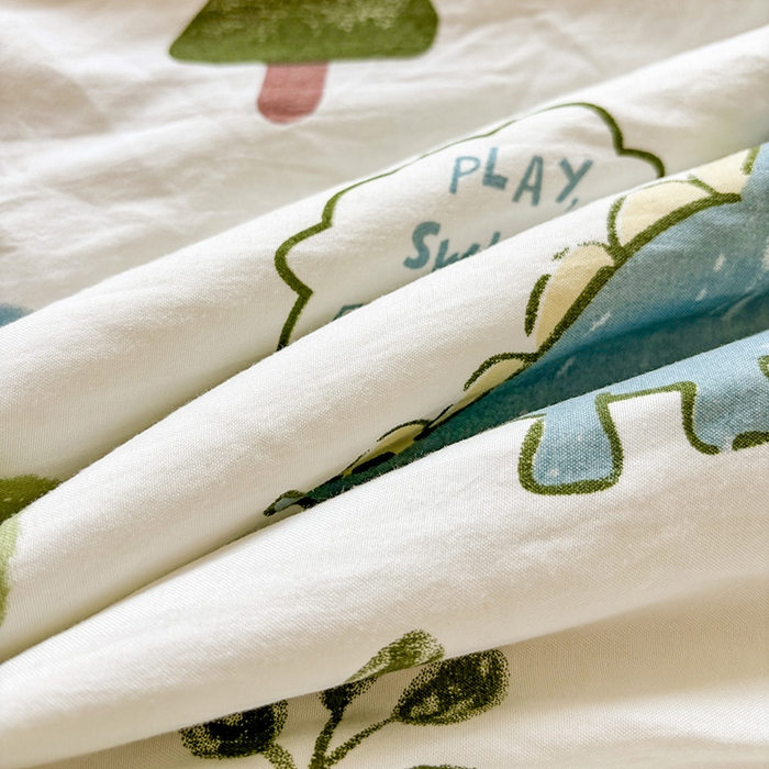 91家纺网 家纺一手货源 找家纺 美梦里 2025春夏新款新疆棉花豆豆被夏被夏凉被空调被 小恐龙（豆豆被）