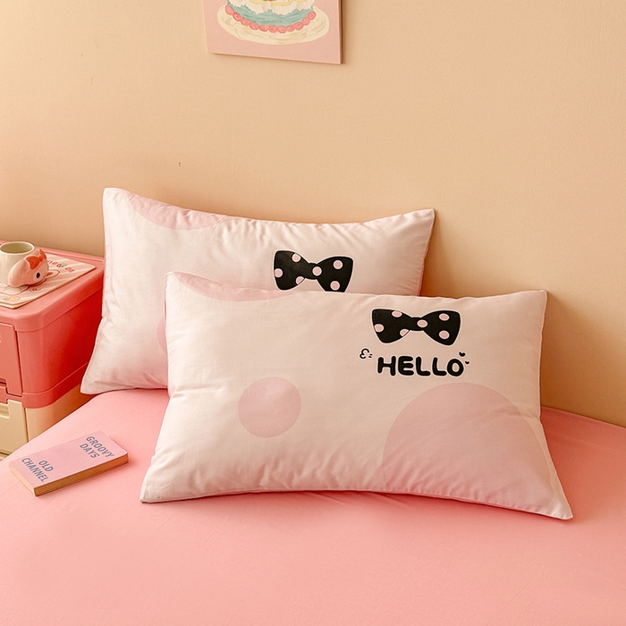 91家纺网 家纺一手货源 找家纺 玉元坊 2025新款全棉纯棉数码印花卡通床单床笠床裙四件套三件套 小萌兔