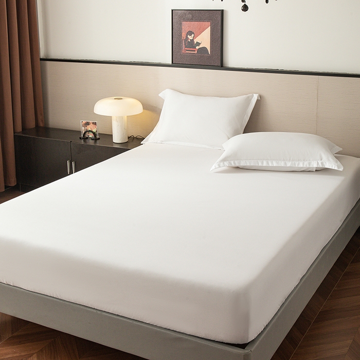 91家纺网 家纺一手货源 找家纺 2025外贸跨境电商亚马逊速卖通单床笠三件套欧美尺寸多多跨境平台TEMU希音虾皮 白色