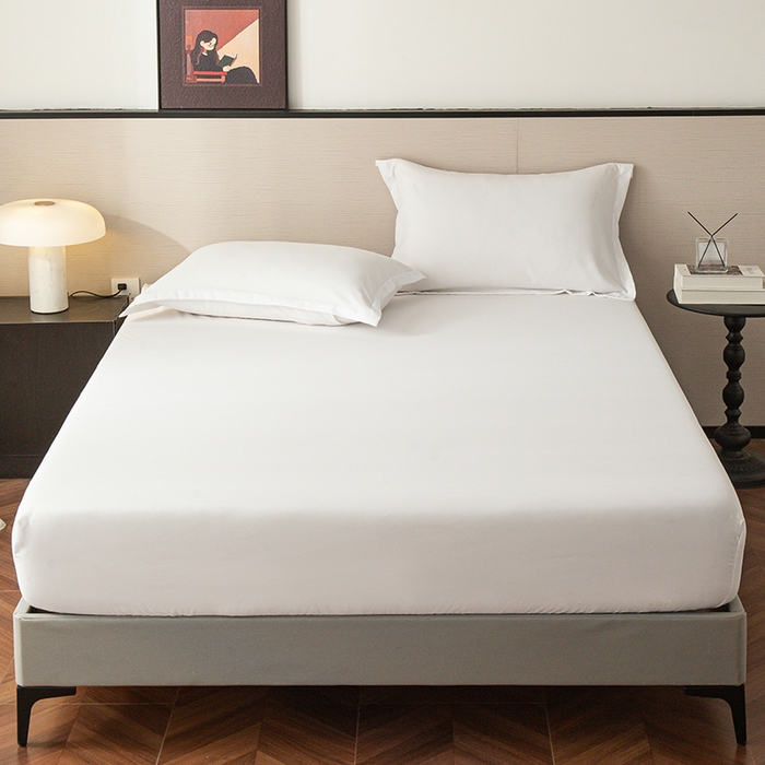 2025外贸跨境电商亚马逊速卖通单床笠三件套欧美尺寸多多跨境平台TEMU希音虾皮 白色