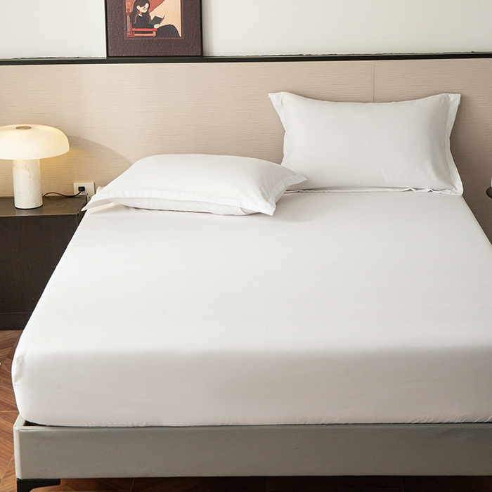 91家纺网 家纺一手货源 找家纺 2025外贸跨境电商亚马逊速卖通单床笠三件套欧美尺寸多多跨境平台TEMU希音虾皮 白色