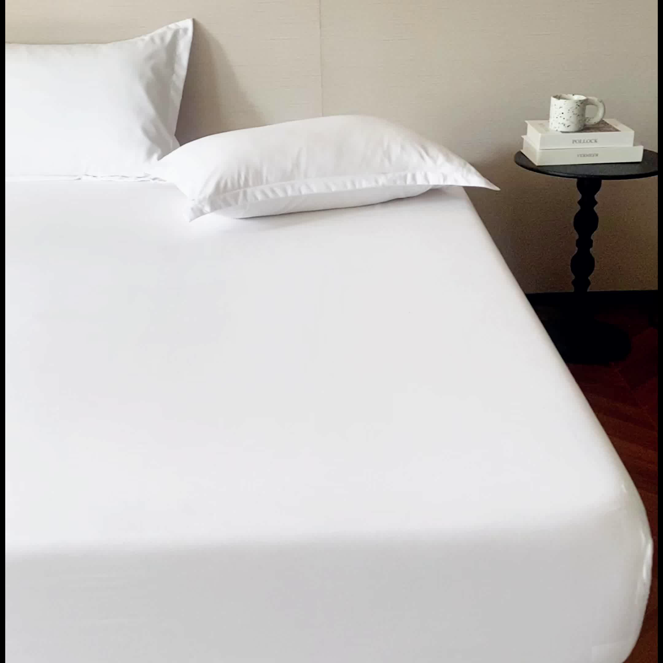 91家纺网 家纺一手货源 找家纺 2025外贸跨境电商亚马逊速卖通单床笠三件套欧美尺寸多多跨境平台TEMU希音虾皮 白色