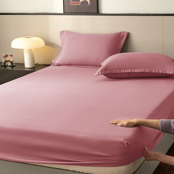 91家纺网 家纺一手货源 找家纺 2025外贸跨境电商亚马逊速卖通单床笠三件套欧美尺寸多多跨境平台TEMU希音虾皮 豆沙