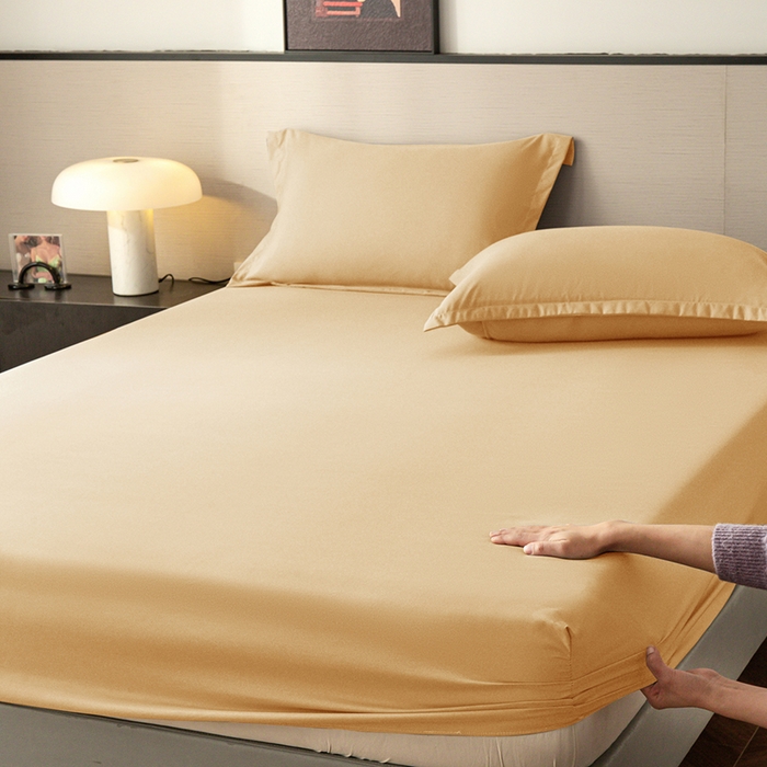 91家纺网 家纺一手货源 找家纺 2025外贸跨境电商亚马逊速卖通单床笠三件套欧美尺寸多多跨境平台TEMU希音虾皮 卡其