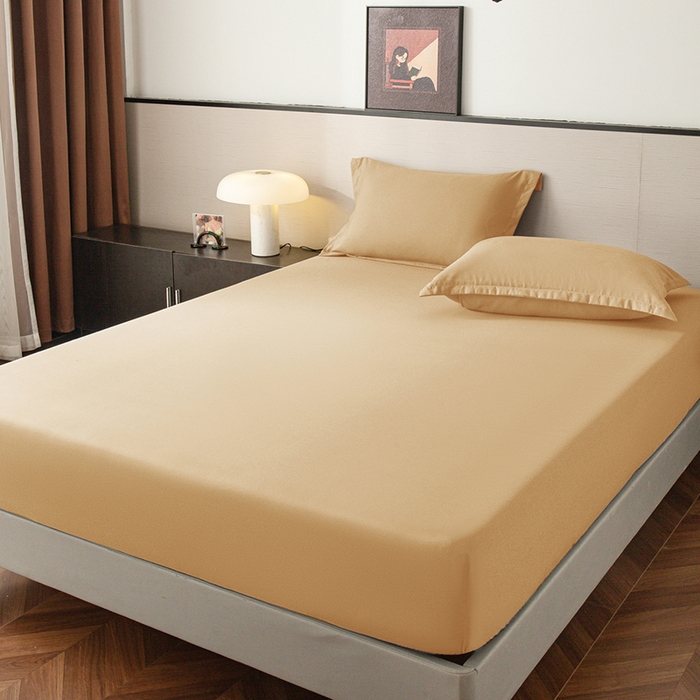 91家纺网 家纺一手货源 找家纺 2025外贸跨境电商亚马逊速卖通单床笠三件套欧美尺寸多多跨境平台TEMU希音虾皮 卡其