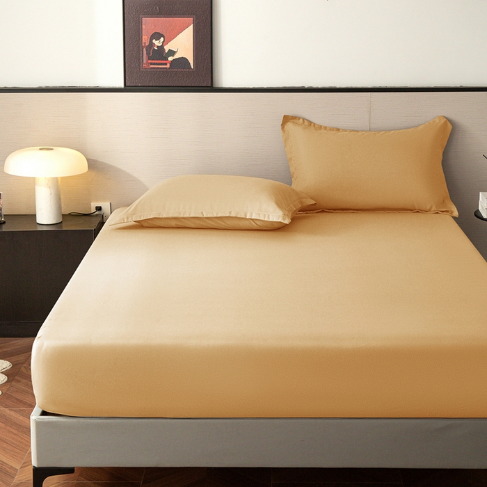 91家纺网 家纺一手货源 找家纺 2025外贸跨境电商亚马逊速卖通单床笠三件套欧美尺寸多多跨境平台TEMU希音虾皮 卡其